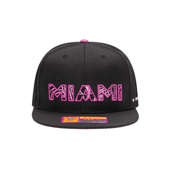 Inter Miami Foxtail Snapback Hat