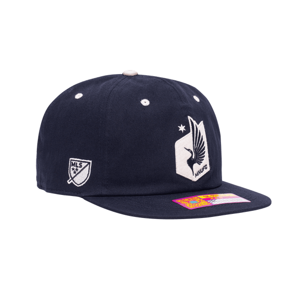 Minnesota United Bankroll Coral Snapback Hat