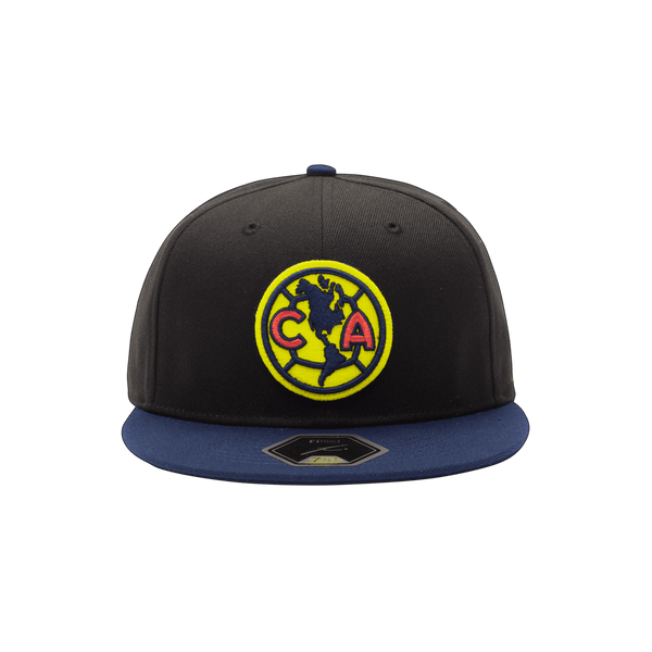 Black Club America Team Patch Fitted with navy bill