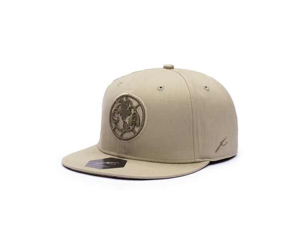 View of left side of Club America Desert Snapback