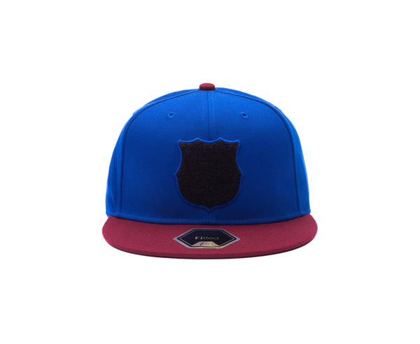 Blue FC Barcelona Team Patch Fitted without emblem stitched