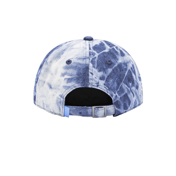 Manchester City Ranch Adjustable with high crown, curved peak brim, and adjustable buckle strap closure, in Denim Blue