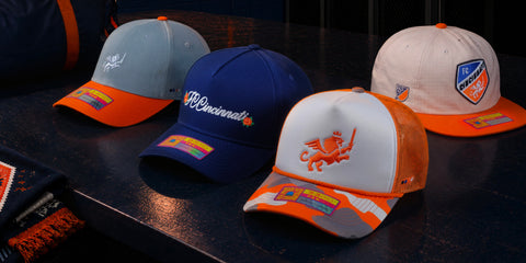 Official licensed FC Cincinnati headwear by Fan Ink.