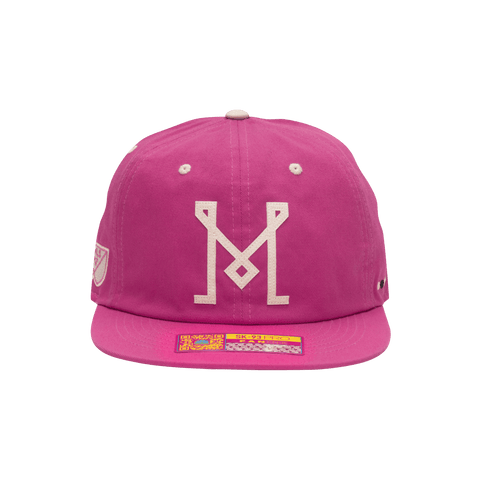 Inter Miami Bankroll Coral Snapback Hat