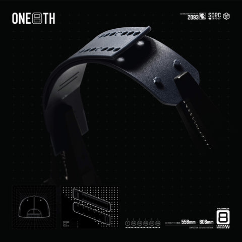 Fan Ink patented ONE8TH micro adjustment snapback closure technology.