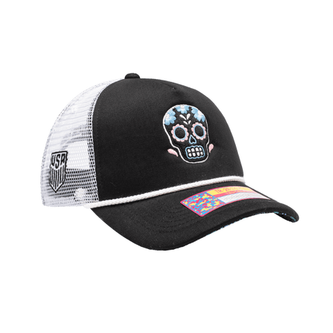 US Soccer La Calavera Trucker Hat