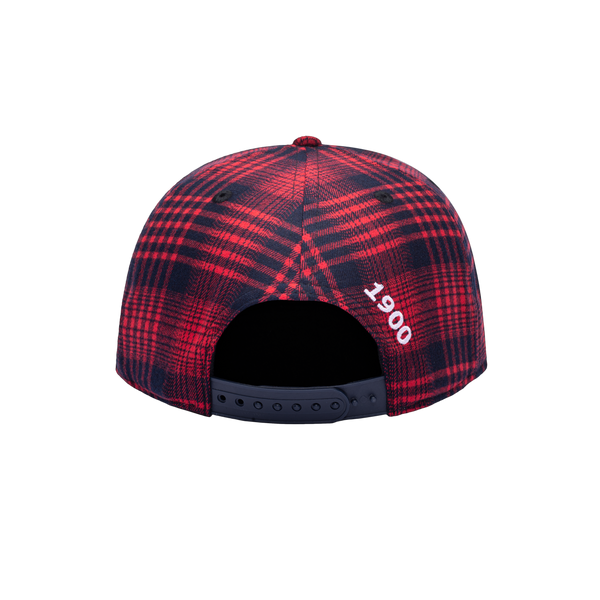 Back view of Bayern Munich Hooligan Snapback with the year team was founded embroidered on the back