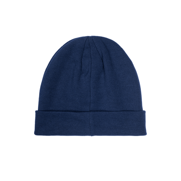 Club America 3000 ribbed beanie with team branded woven label on cuff, in Navy.