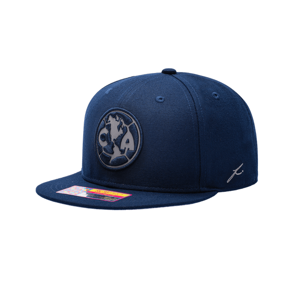 View of left side of Club America Braveheart Snapback