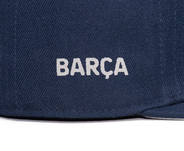 Close up of  FC Barcelona Braveheart Snapback "Barca"