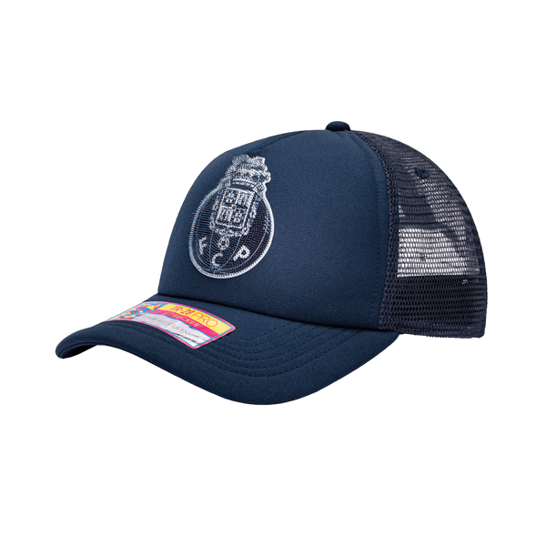 View of left side of Blue FC Porto Shield Trucker