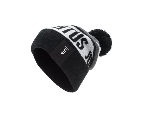 Black white grey Juventus Proud Beanie